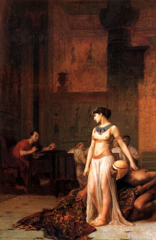 Cleopatra before Caesar, Jean Leon Gerome